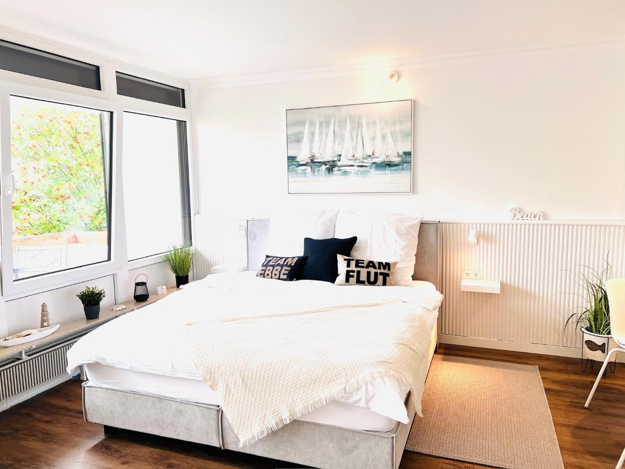 Neu - Frisch Renoviertes Ferienapartment "Waterkant" Büsum Exterior foto